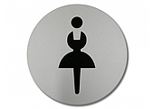  Piktogram DÁMY plast (kruh)