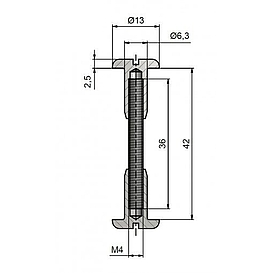   KOVÁNÍ spojovací zinek 42mm (50)