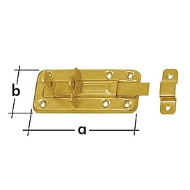   ZÁSTRČ WZTW 100 lisovaná zamykací jednod. 100x40x1,0mm (20) *