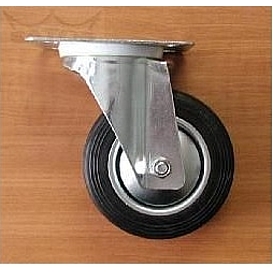   KOLEČKO pr.80 otočné s plotýnkou 50kg 002919