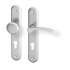   VIOLA kování klika+koule 72 fab Pravá stříbrná *