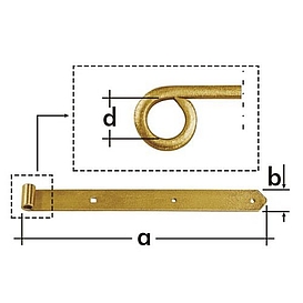   ZÁVĚS ZP 300 d 10 pásový 300x3,0 d 10mm (10) *